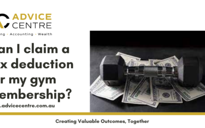 Can I claim a tax deduction for my gym membership?